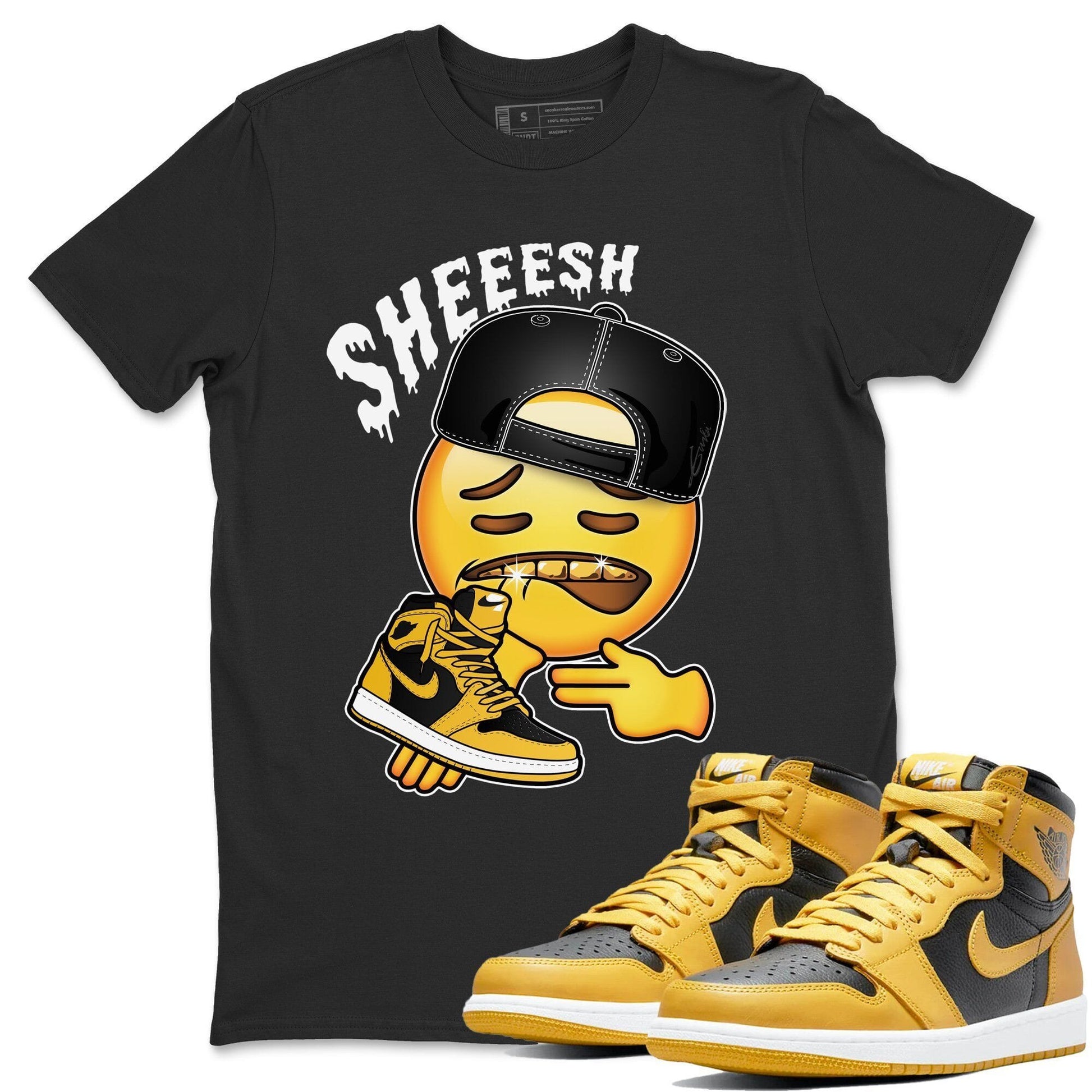 Jordan 1 Pollen Sneaker Match Tees Sheesh Sneaker Tees Jordan 1 Pollen Sneaker Release Tees Unisex Shirts