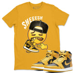 Jordan 1 Pollen Sneaker Match Tees Sheesh Sneaker Tees Jordan 1 Pollen Sneaker Release Tees Unisex Shirts
