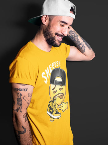 Jordan 1 Pollen Sneaker Match Tees Sheesh Sneaker Tees Jordan 1 Pollen Sneaker Release Tees Unisex Shirts