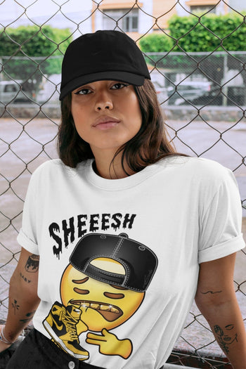 Jordan 1 Pollen Sneaker Match Tees Sheesh Sneaker Tees Jordan 1 Pollen Sneaker Release Tees Unisex Shirts