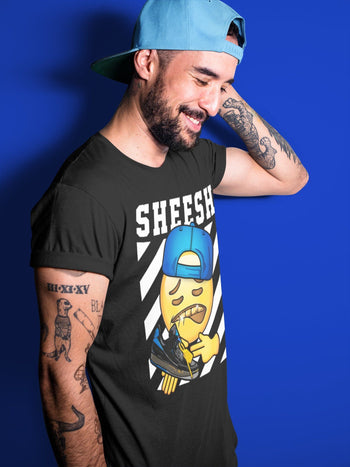 Jordan 2 OFF-WHITE Black Blue Sneaker Match Tees Sheesh Sneaker Tees Jordan 2 OFF-WHITE Black Blue Sneaker Release Tees Unisex Shirts