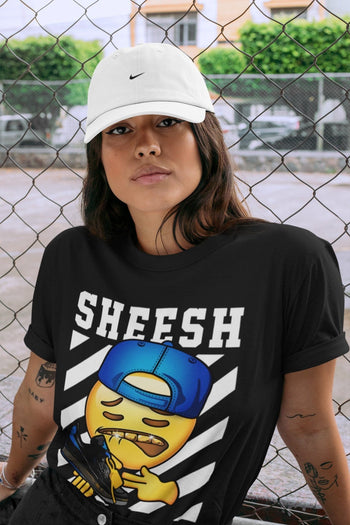 Jordan 2 OFF-WHITE Black Blue Sneaker Match Tees Sheesh Sneaker Tees Jordan 2 OFF-WHITE Black Blue Sneaker Release Tees Unisex Shirts