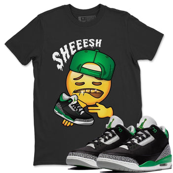 Jordan 3 Pine Green Sneaker Match Tees Sheesh Sneaker Tees Jordan 3 Pine Green Sneaker Release Tees Unisex Shirts