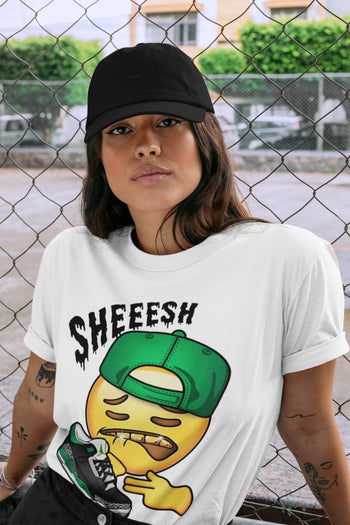 Jordan 3 Pine Green Sneaker Match Tees Sheesh Sneaker Tees Jordan 3 Pine Green Sneaker Release Tees Unisex Shirts