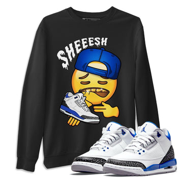 Jordan 3 Racer Blue Sneaker Match Tees Sheesh Sneaker Tees Jordan 3 Racer Blue Sneaker Release Tees Unisex Shirts