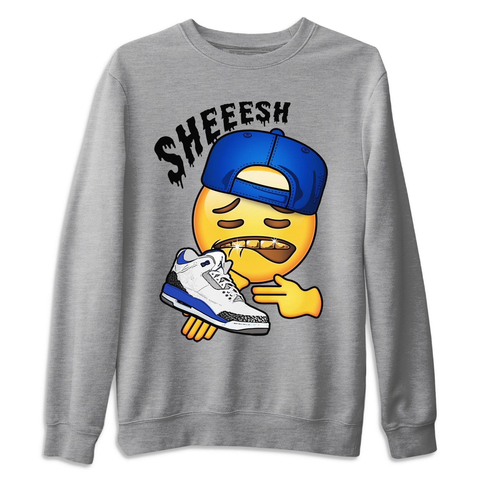 Jordan 3 Racer Blue Sneaker Match Tees Sheesh Sneaker Tees Jordan 3 Racer Blue Sneaker Release Tees Unisex Shirts