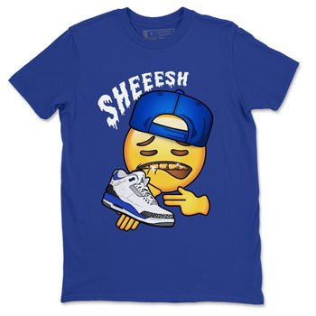 Jordan 3 Racer Blue Sneaker Match Tees Sheesh Sneaker Tees Jordan 3 Racer Blue Sneaker Release Tees Unisex Shirts