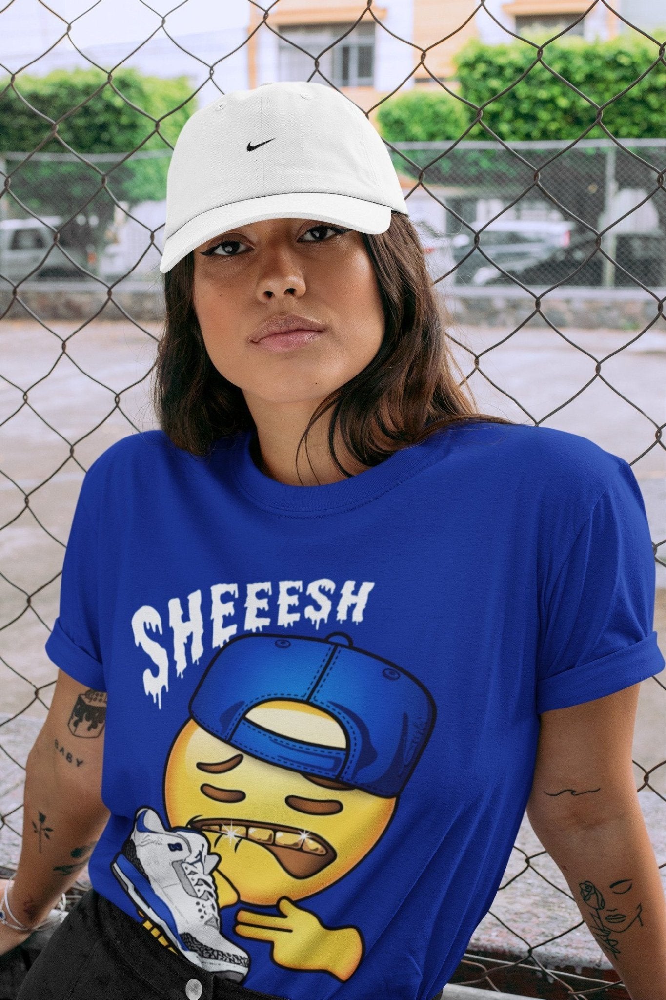 Jordan 3 Racer Blue Sneaker Match Tees Sheesh Sneaker Tees Jordan 3 Racer Blue Sneaker Release Tees Unisex Shirts