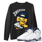 Jordan 6 Midnight Navy Sneaker Match Tees Sheesh Sneaker Tees Jordan 6 Midnight Navy Sneaker Release Tees Unisex Shirts