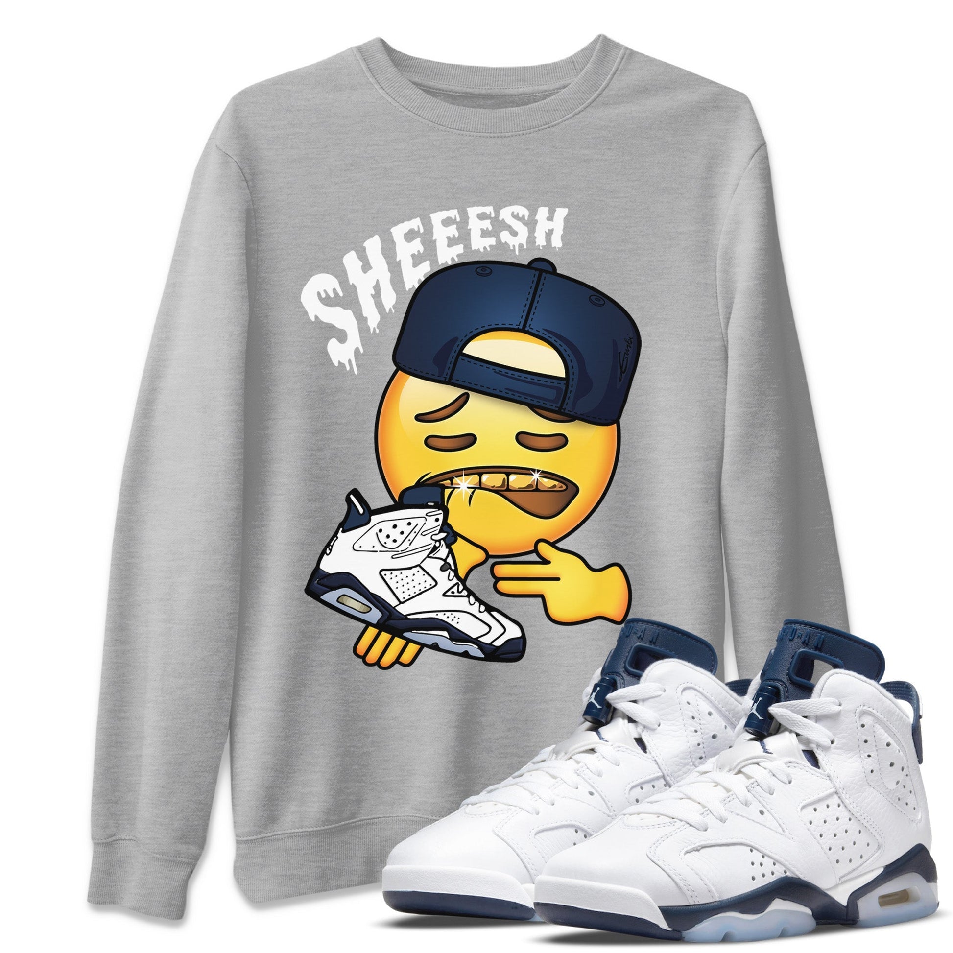 Jordan 6 Midnight Navy Sneaker Match Tees Sheesh Sneaker Tees Jordan 6 Midnight Navy Sneaker Release Tees Unisex Shirts