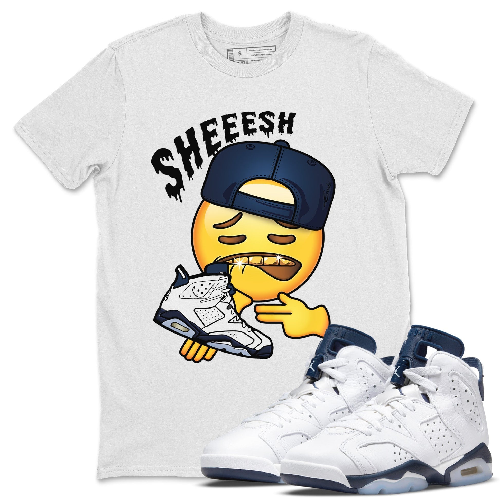 Jordan 6 Midnight Navy Sneaker Match Tees Sheesh Sneaker Tees Jordan 6 Midnight Navy Sneaker Release Tees Unisex Shirts