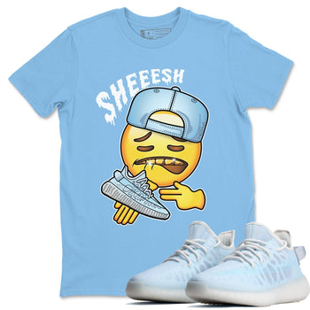 Yeezy 350 Mono Ice Sneaker Match Tees Sheesh Sneaker Tees Yeezy 350 Mono Ice Sneaker Release Tees Unisex Shirts