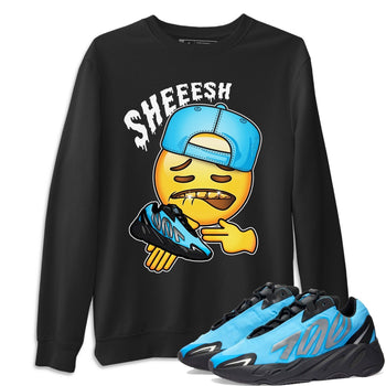 Yeezy 700 Bright Cyan Sneaker Match Tees Sheesh Sneaker Tees Yeezy 700 Bright Cyan Sneaker Release Tees Unisex Shirts
