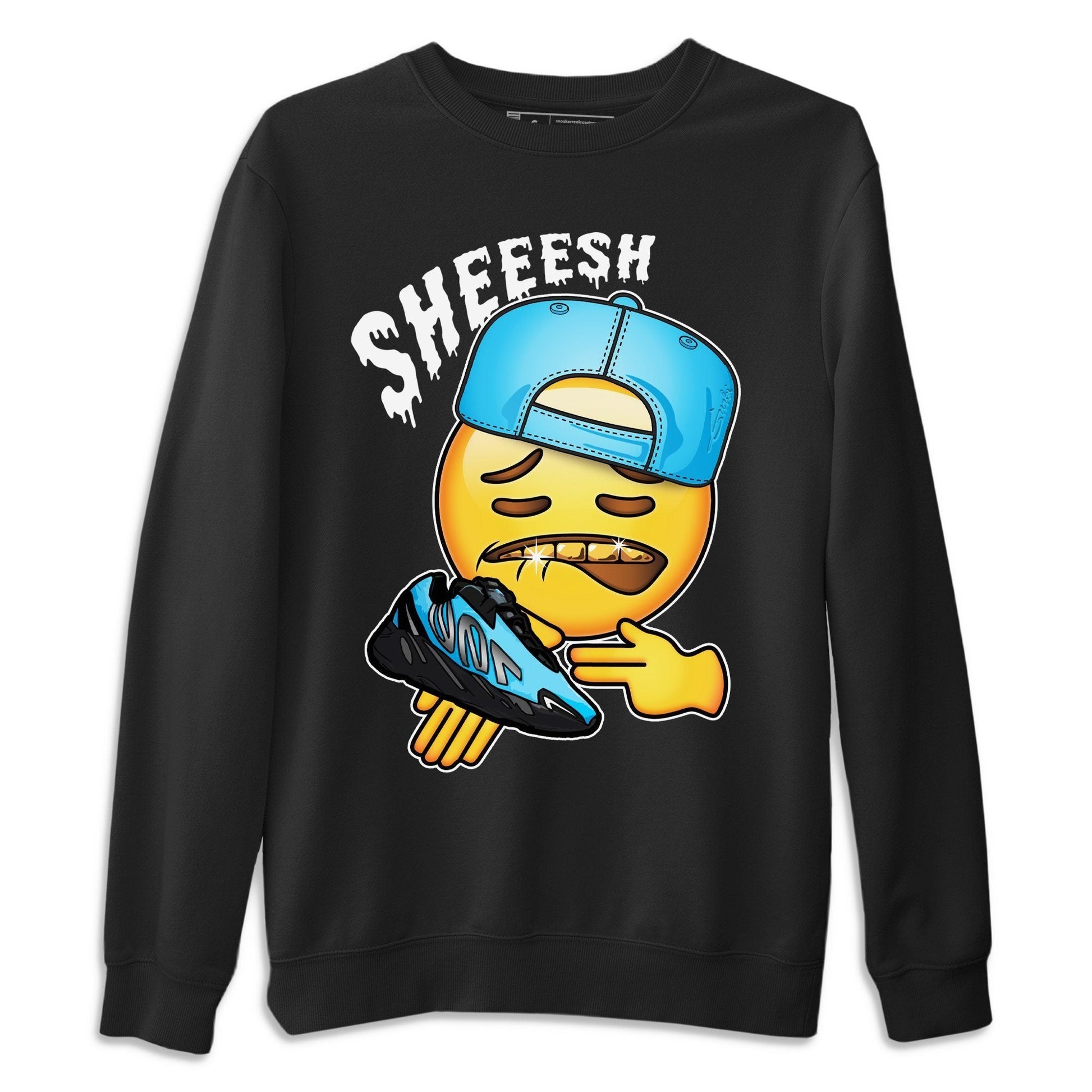 Yeezy 700 Bright Cyan Sneaker Match Tees Sheesh Sneaker Tees Yeezy 700 Bright Cyan Sneaker Release Tees Unisex Shirts