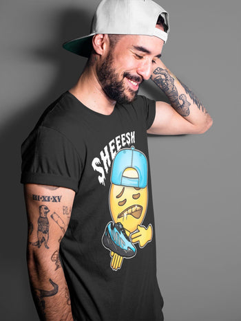 Yeezy 700 Bright Cyan Sneaker Match Tees Sheesh Sneaker Tees Yeezy 700 Bright Cyan Sneaker Release Tees Unisex Shirts