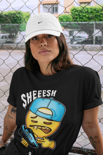 Yeezy 700 Bright Cyan Sneaker Match Tees Sheesh Sneaker Tees Yeezy 700 Bright Cyan Sneaker Release Tees Unisex Shirts