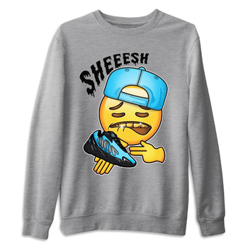 Yeezy 700 Bright Cyan Sneaker Match Tees Sheesh Sneaker Tees Yeezy 700 Bright Cyan Sneaker Release Tees Unisex Shirts
