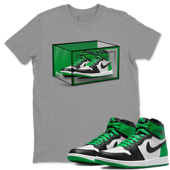 Air Jordan 1 Celtics Shoe Box Crew Neck Sneaker Tees Air Jordan 1 Celtics Sneaker T-Shirts Size Chart