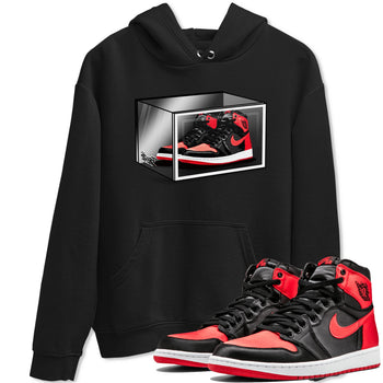 Air Jordan 1 Retro High OG Satin Bred shirt to match jordans Shoe Box sneaker release tees Air Jordan 1 Satin Bred SNRT Sneaker Tees Unisex Streetwear Clothing Black 1 T-Shirt