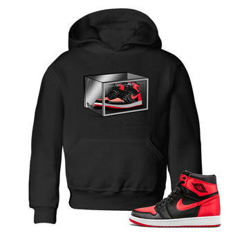 Air Jordan 1 Retro High OG Satin Bred shirt to match jordans Shoe Box sneaker release tees Air Jordan 1 Satin Bred SNRT Sneaker Tees Baby Toddler Black 1 T-Shirt