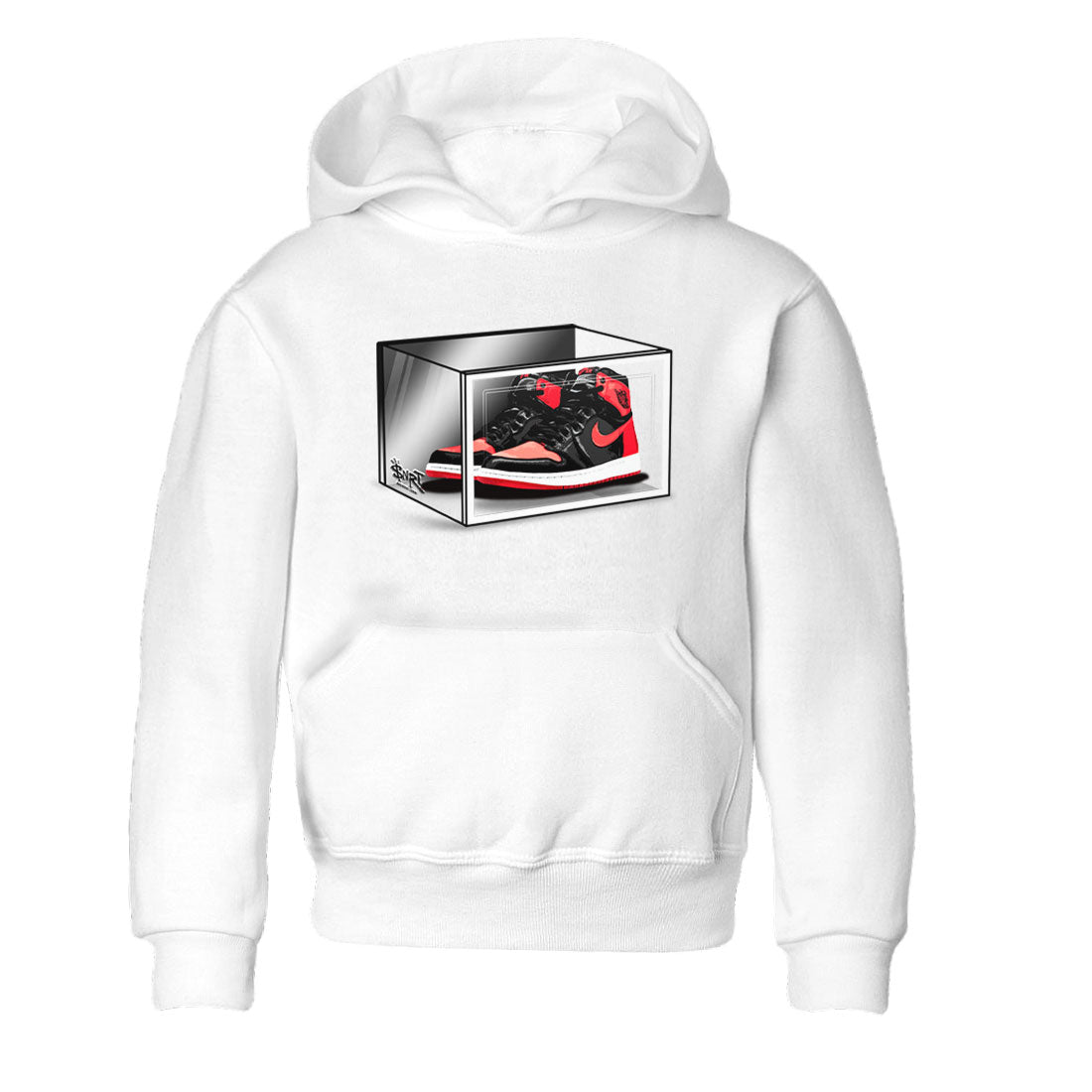 Air Jordan 1 Retro High OG Satin Bred shirt to match jordans Shoe Box sneaker release tees Air Jordan 1 Satin Bred SNRT Sneaker Tees Baby Toddler White 2 T-Shirt