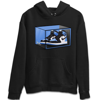 Air Jordan 1 Retro High OG UNC Toe shirt to match jordans Shoe Box sneaker tees UNC Toe 1s SNRT Sneaker Release Tees Unisex Black 2 T-Shirt