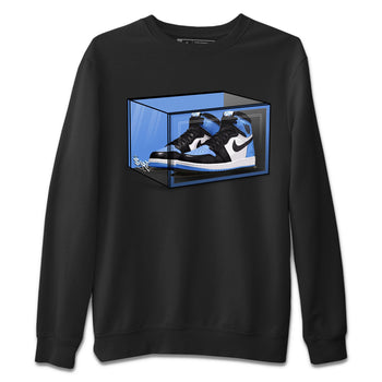 Air Jordan 1 Retro High OG UNC Toe shirt to match jordans Shoe Box sneaker tees UNC Toe 1s SNRT Sneaker Release Tees Unisex Black 2 T-Shirt