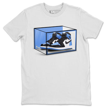 Air Jordan 1 Retro High OG UNC Toe shirt to match jordans Shoe Box sneaker tees UNC Toe 1s SNRT Sneaker Release Tees Unisex White 2 T-Shirt