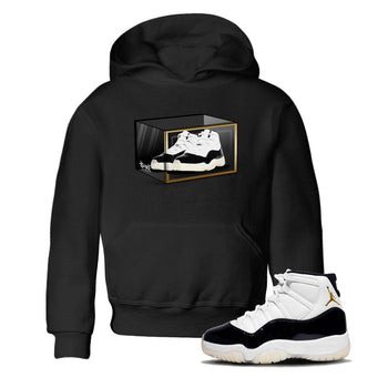 11s Gratitude shirt to match jordans Shoe Box sneaker tees Air Jordan 11 Gratitude SNRT Sneaker Tees Sneaker Matching Shirt Baby Toddler Black 1 T-Shirt
