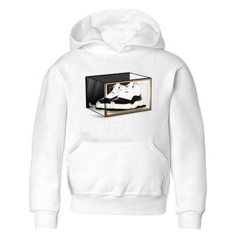 11s Gratitude shirt to match jordans Shoe Box sneaker tees Air Jordan 11 Gratitude SNRT Sneaker Tees Sneaker Matching Shirt Baby Toddler White 2 T-Shirt