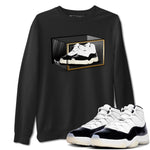 11s Gratitude shirt to match jordans Shoe Box sneaker tees Air Jordan 11 Gratitude SNRT Sneaker Tees Sneaker Matching Shirt Unisex Black 1 T-Shirt