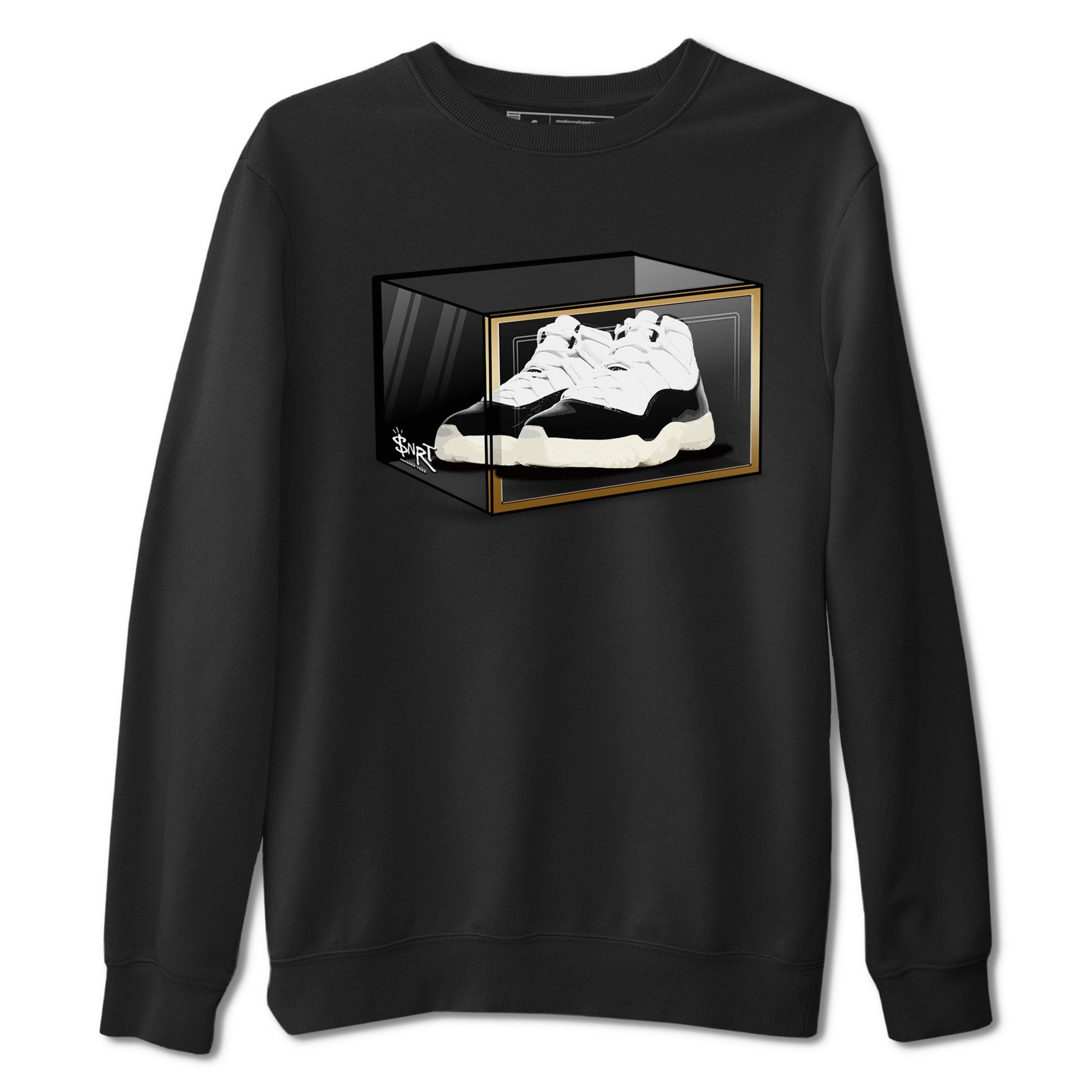 11s Gratitude shirt to match jordans Shoe Box sneaker tees Air Jordan 11 Gratitude SNRT Sneaker Tees Sneaker Matching Shirt Unisex Black 2 T-Shirt