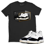 11s Gratitude shirt to match jordans Shoe Box sneaker tees Air Jordan 11 Gratitude SNRT Sneaker Tees Sneaker Matching Shirt Unisex Black 1 T-Shirt