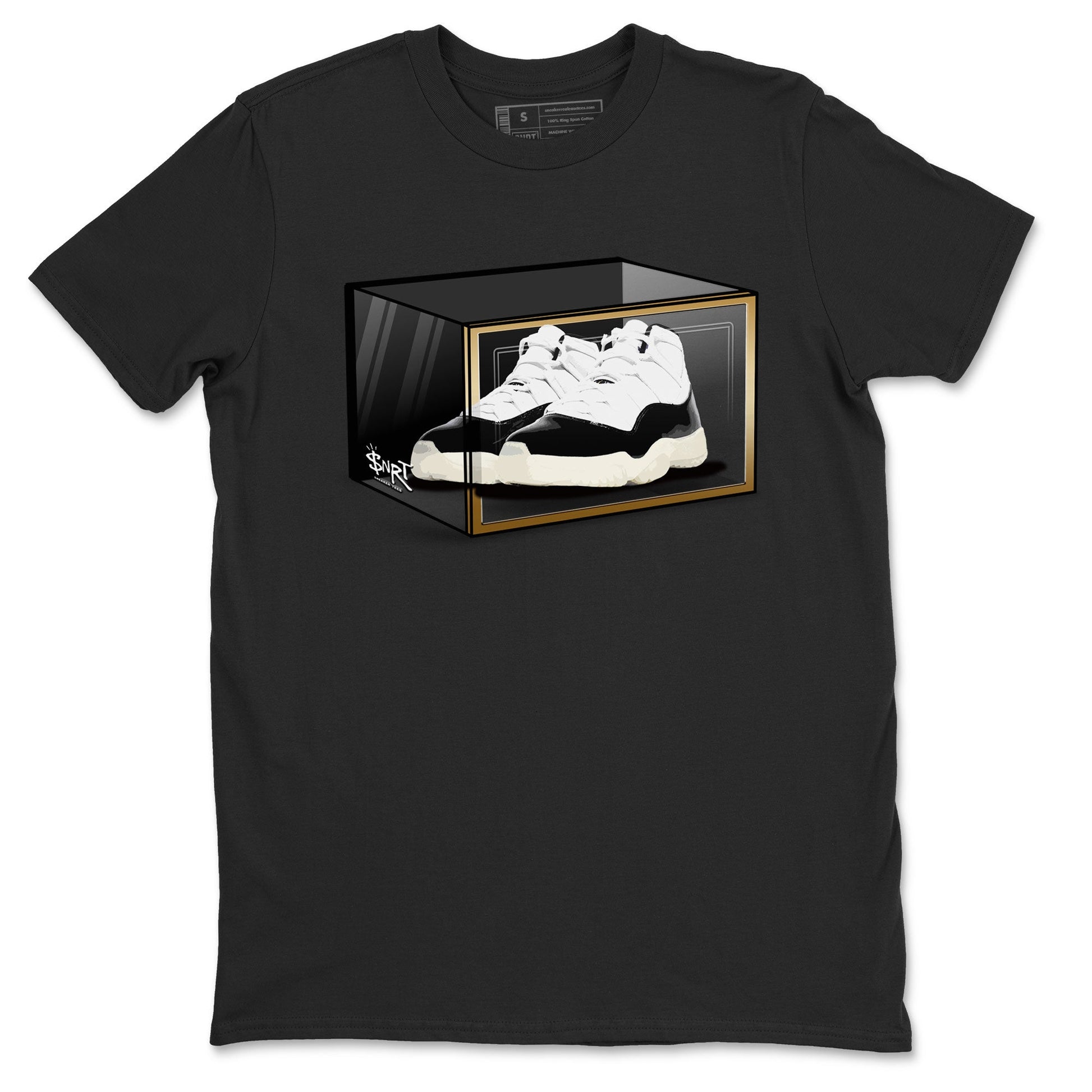 11s Gratitude shirt to match jordans Shoe Box sneaker tees Air Jordan 11 Gratitude SNRT Sneaker Tees Sneaker Matching Shirt Unisex Black 2 T-Shirt