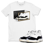 11s Gratitude shirt to match jordans Shoe Box sneaker tees Air Jordan 11 Gratitude SNRT Sneaker Tees Sneaker Matching Shirt Unisex White 1 T-Shirt
