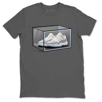 Air Jordan 11 Retro White Cement shirt to match jordans Shoe Box sneaker tees Air Jordan 11 White Cement SNRT Sneaker Release Tees Unisex Cool Grey 2 T-Shirt