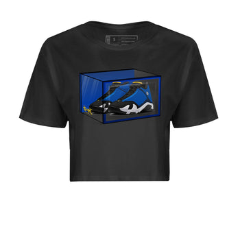 Air Jordan 14 Laney Sneaker Match Tees Shoe Box Sneaker Tees Jordan 14 Laney Sneaker Release Tees Women's Shirts Black 2
