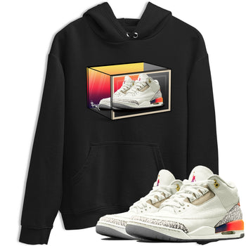 Air Jordan 3 J Balvin shirt to match jordans Shoe Box sneaker tees Air Jordan 3 J Balvin SNRT Sneaker Release Tees Unisex Black 1 T-Shirt