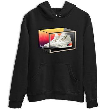 Air Jordan 3 J Balvin shirt to match jordans Shoe Box sneaker tees Air Jordan 3 J Balvin SNRT Sneaker Release Tees Unisex Black 2 T-Shirt