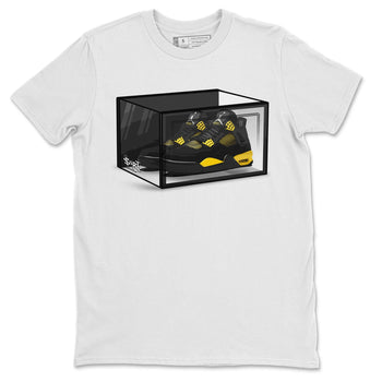 Air Jordan 4 Thunder Sneaker Match Tees Shoe Box Sneaker Tees Air Jordan 4 Retro Thunder Tee Unisex Shirts White 2