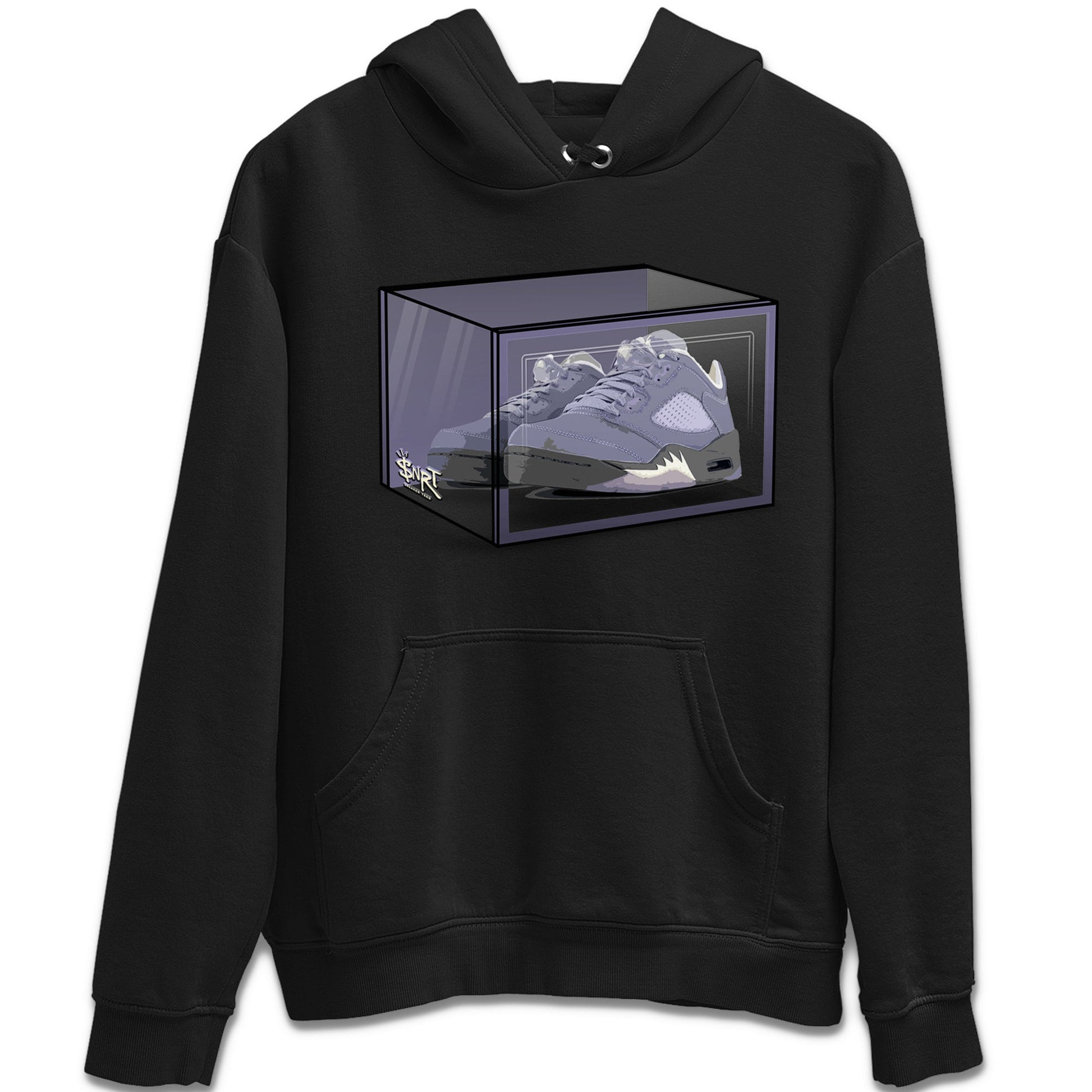 Air Jordan 5 Indigo Haze Sneaker Match Tees Shoe Box Sneaker Tees 5s Indigo Haze Sneaker Release Tees Unisex Shirts Black 1
