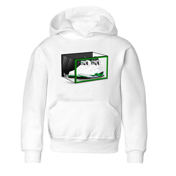 AJ5 Retro Lucky Green shirt to match jordans Shoe Box sneaker tees Air Jordan 5 Retro Lucky Green SNRT Sneaker Tees Casual Crew Neck T-Shirt Baby Toddler White 2 T-Shirt