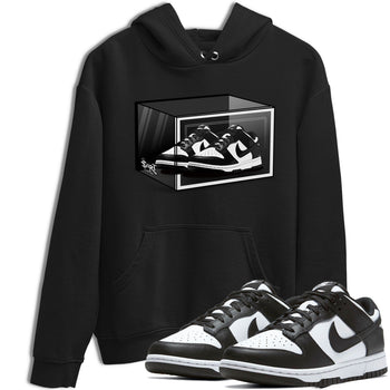 Dunk Panda shirt to match jordans Shoe Box sneaker tees Dunk Panda SNRT Sneaker Release Tees Unisex Black 1 T-Shirt