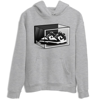 Dunk Panda shirt to match jordans Shoe Box sneaker tees Dunk Panda SNRT Sneaker Release Tees Unisex Heather Grey 2 T-Shirt