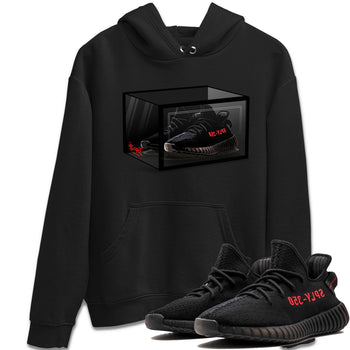Adidas Yeezy Boost 350 V2 Bred shirt to match jordans Shoe Box sneaker tees Yeezy 350 Bred SNRT Sneaker Release Tees Unisex Black 1 T-Shirt