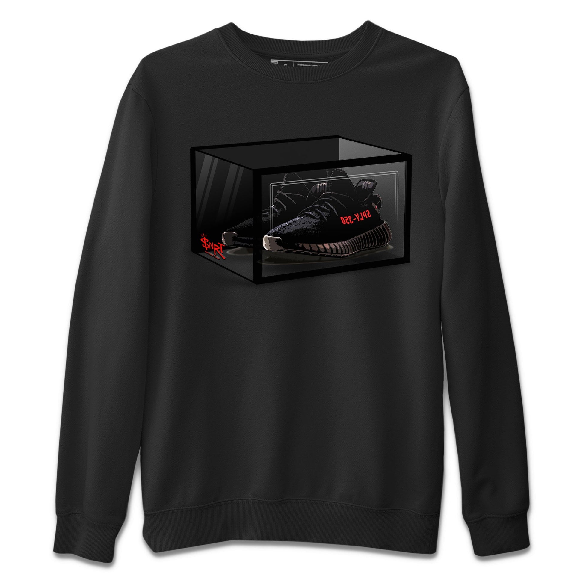 350 yeezy boost box Yeezy Boost 350 v2 Bred | Shoe Box Unisex T-Shirt