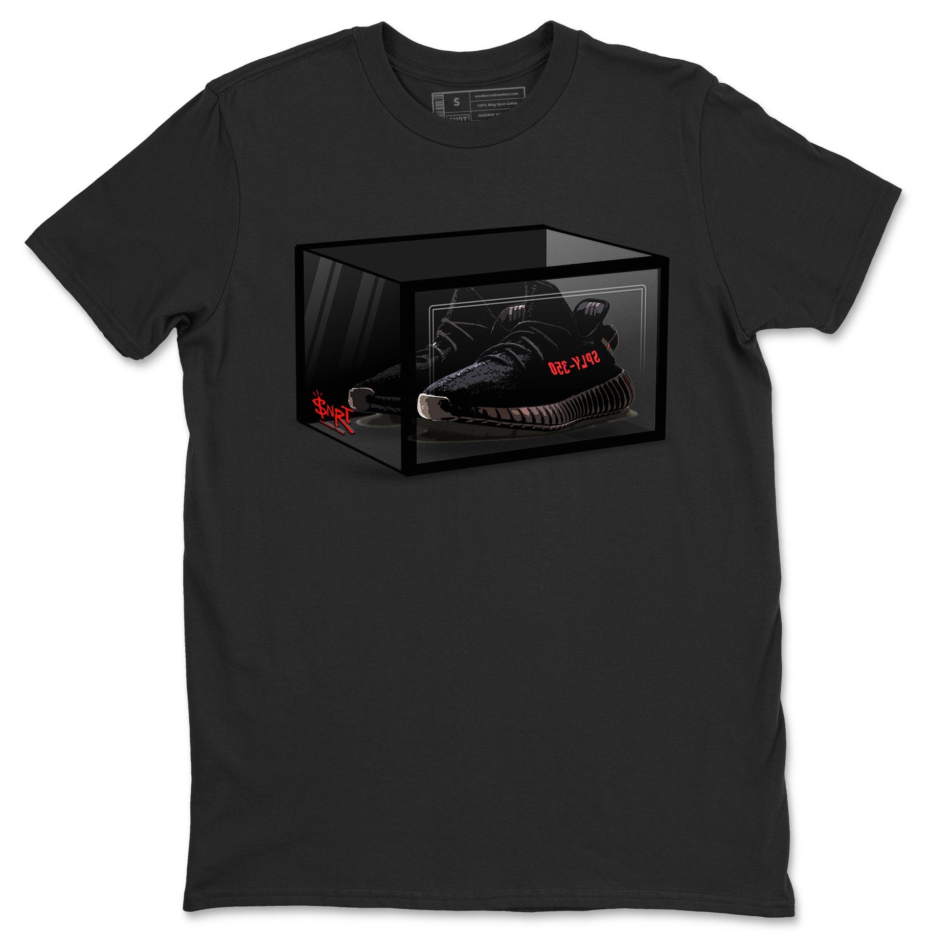 Yeezy Boost 350 v2 Bred | Shoe Box Unisex T-Shirt | SNRT Sneaker Release Tees T-Shirt / White / 2XL Yeezy Boost 350 v2 Bred | Shoe Box Unisex T-Shirt | SNRT Sneaker Release Tees T-Shirt / White / 2XL