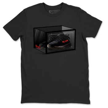 Adidas Yeezy Boost 350 V2 Bred shirt to match jordans Shoe Box sneaker tees Yeezy 350 Bred SNRT Sneaker Release Tees Unisex Black 2 T-Shirt