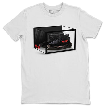 Adidas Yeezy Boost 350 V2 Bred shirt to match jordans Shoe Box sneaker tees Yeezy 350 Bred SNRT Sneaker Release Tees Unisex White 2 T-Shirt
