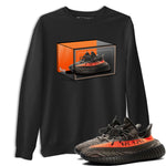 Yeezy 350 Carbon Beluga shirt to match jordans Shoe Box sneaker tees Yeezy Boost 350 Carbon Beluga SNRT Sneaker Release Tees Unisex Black 1 T-Shirt